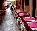 Ajaccio streets restaurant   - Corsica