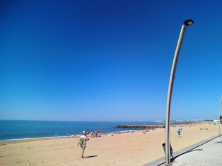 quarteira beach, Algarve Portugal
