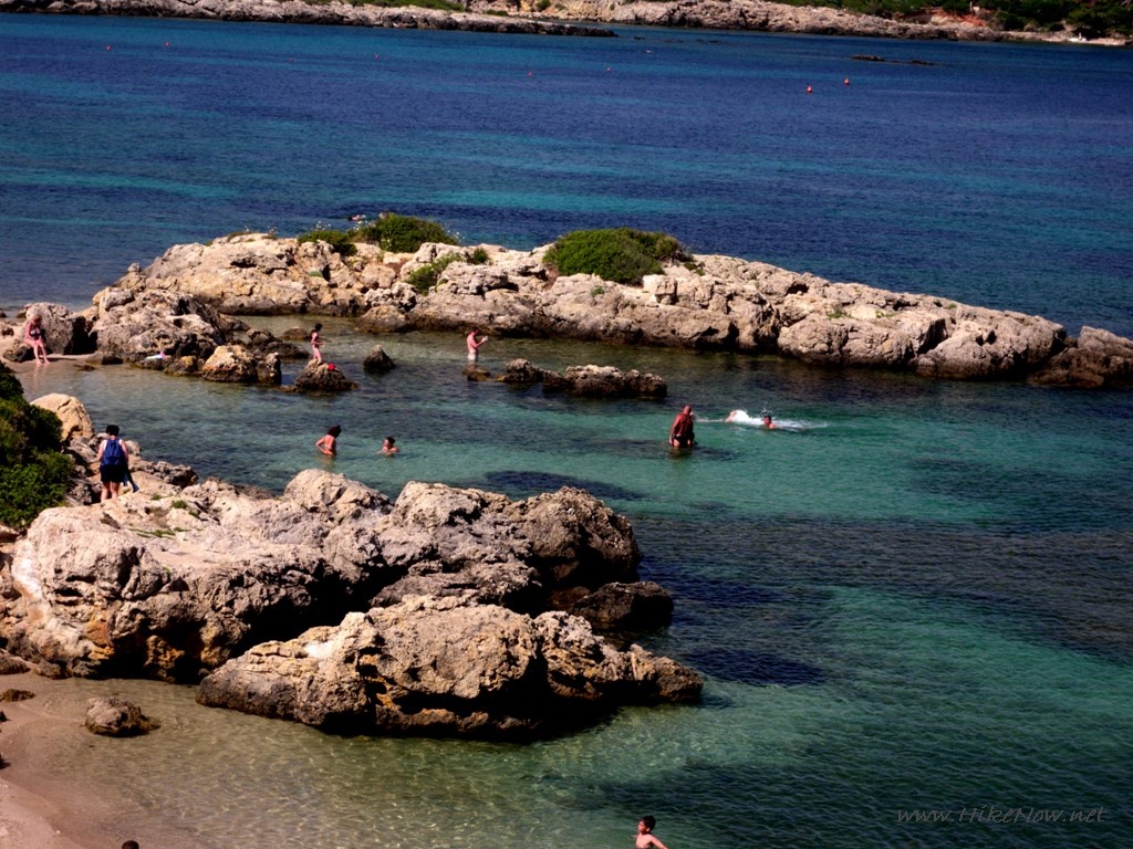 Alghero - sunbathing on Lazzareto beach  - Sardinia