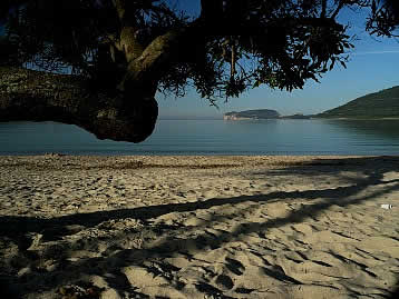 Mugoni Beach with Capo Caccia in background