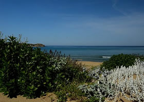 Porto Ferro beach from dunes