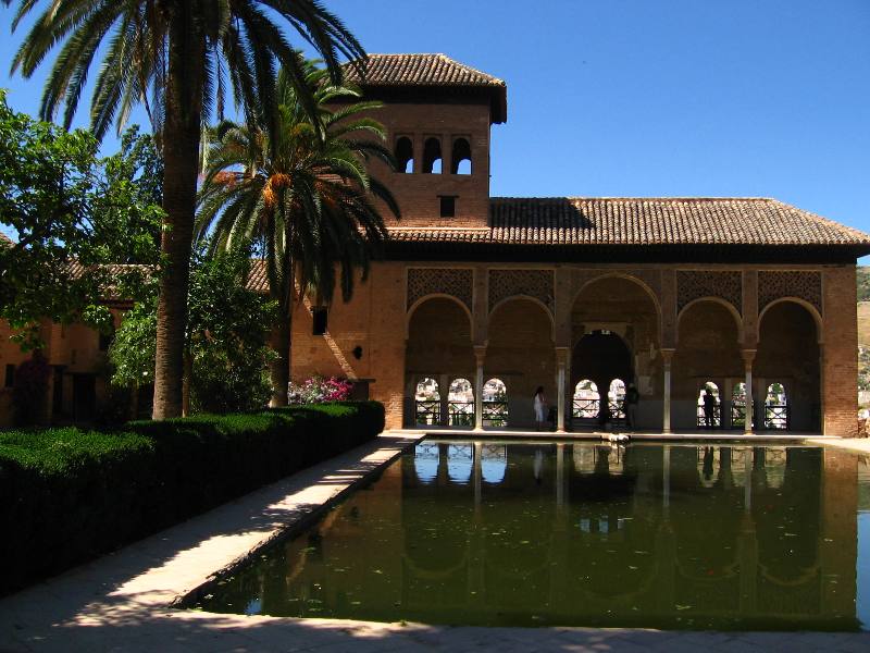 Take a stroll to Generalife gardens. The Generalife gardens are close to The Alhambra and are now part of the same site - Granada Spain 
