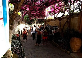 Positano promenade -Amalfi coast Italy