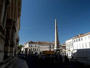 Arles main square - place de la republique