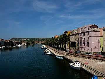 Bosa and river Temo