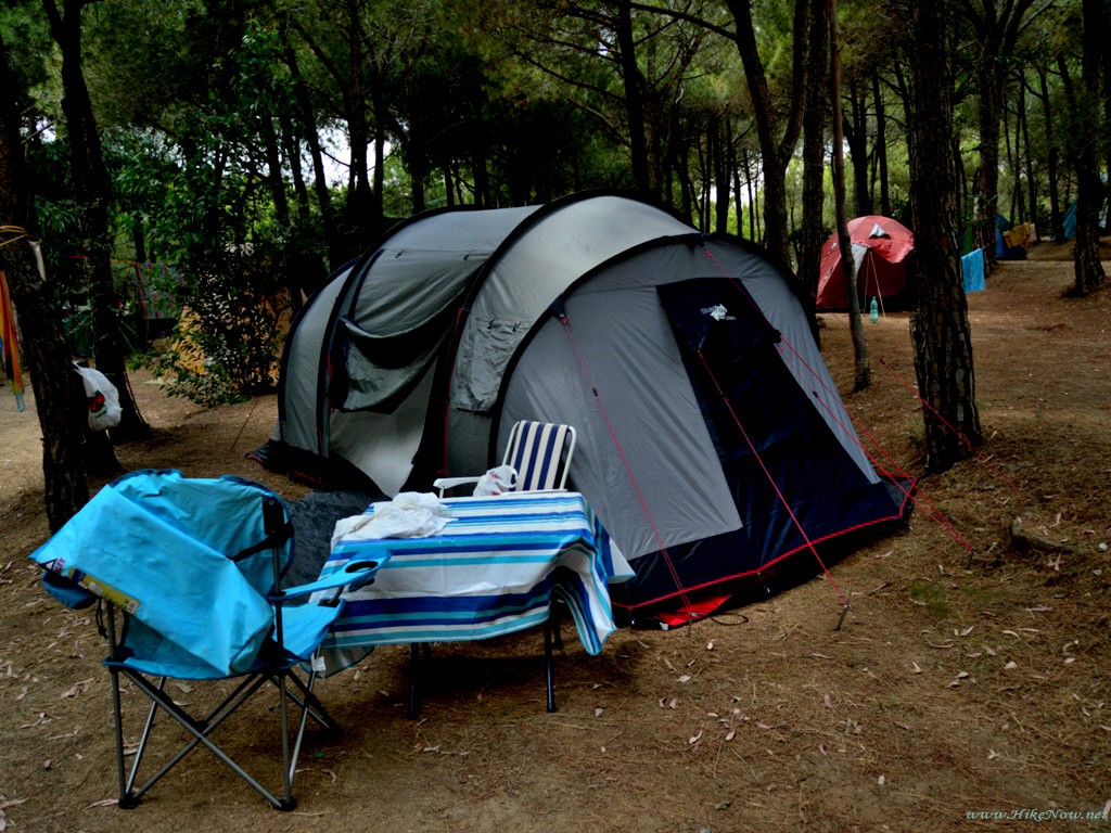 Sardinia and surroundings of Cagliari is a great place for a holiday in camp sites, Mediterranean subtropical climate guarantees warm sunny weather most of the time 