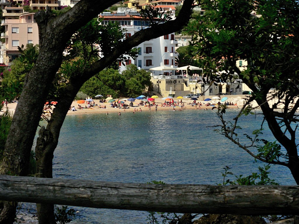 Tourist destination of Cala Gonone is plaseant for family holidays - Sardinia Italy 