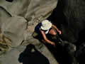 Capo Testa climb in granite boulders - Sardinia