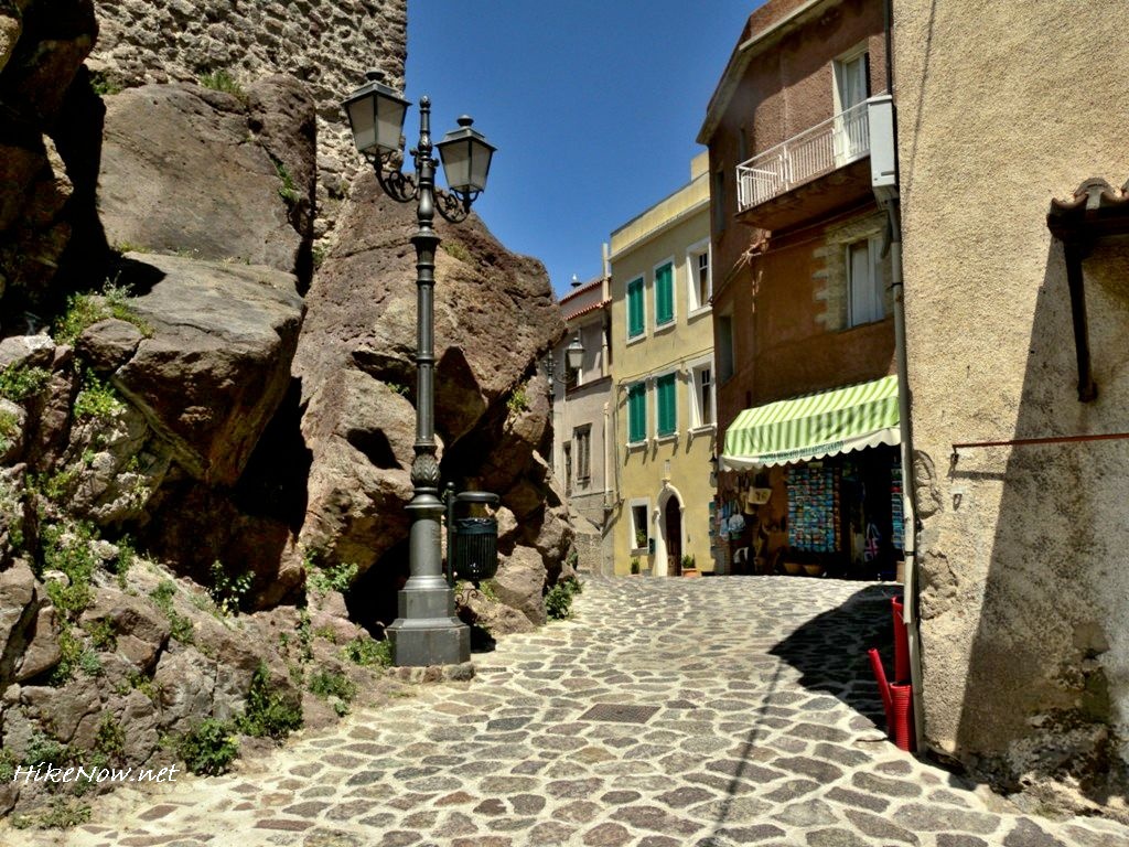 Castelsardo paved streets - Sardinia