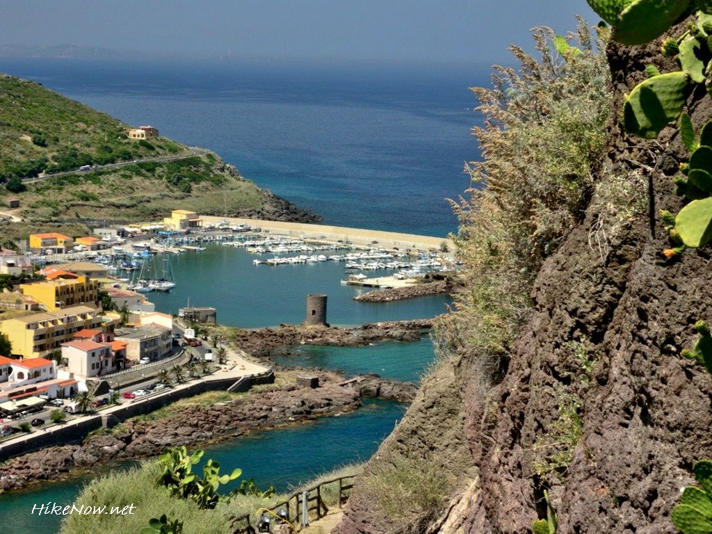 Castelsardo harvor from the town wall - Sardinia