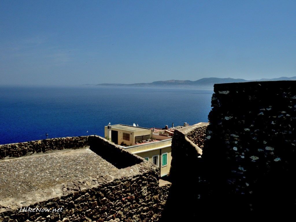 Castelsardo - view from the castle wall  - Sardinia