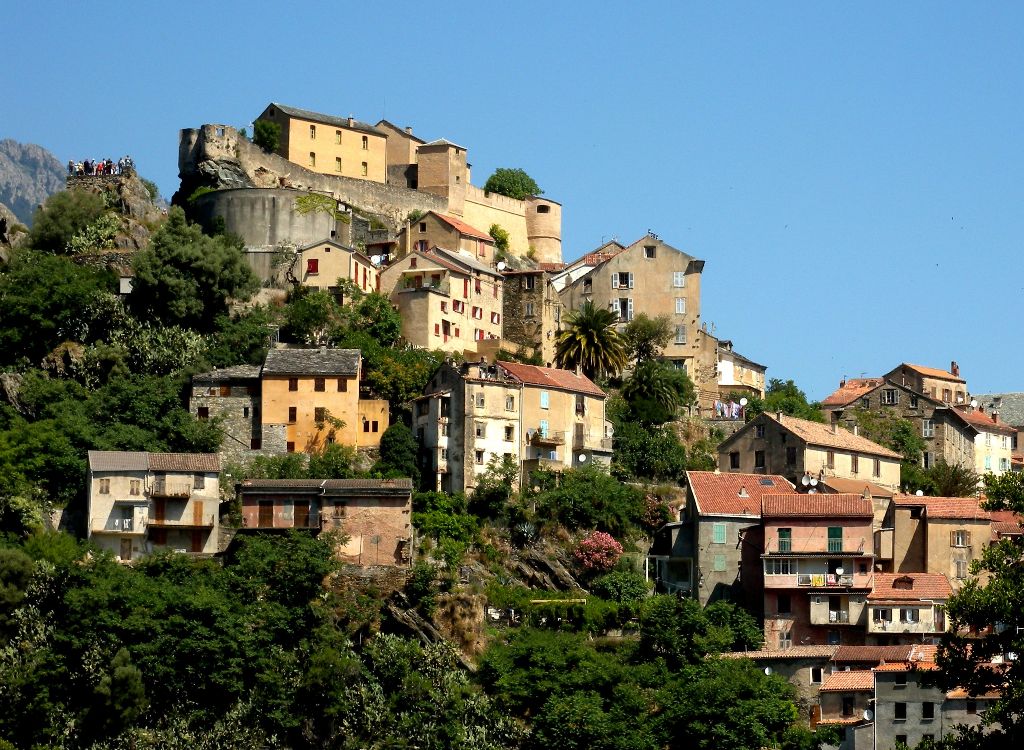Corte town and citadel - Corsica