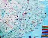 Map of Costa Brava