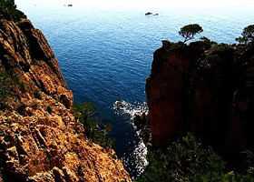 Cliffs  of Costa Brava