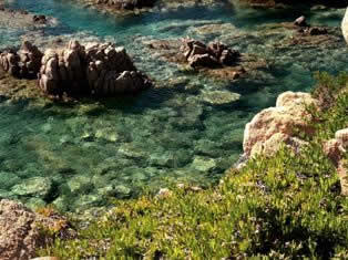 Costa paradiso map - Sardinia