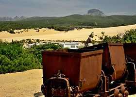 Remanis of abandoned mines on Costa Verde