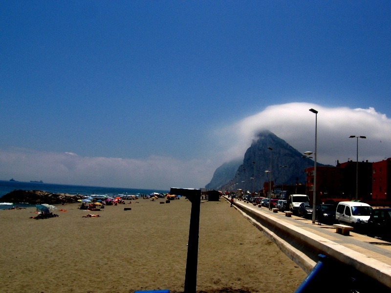 Eastern Beach is largest and stretching for several hundred metres along the east side. From its sandy beach you can enjoy an excellent view of The Rock of Gibraltar