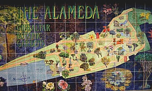 Alameda Garden map