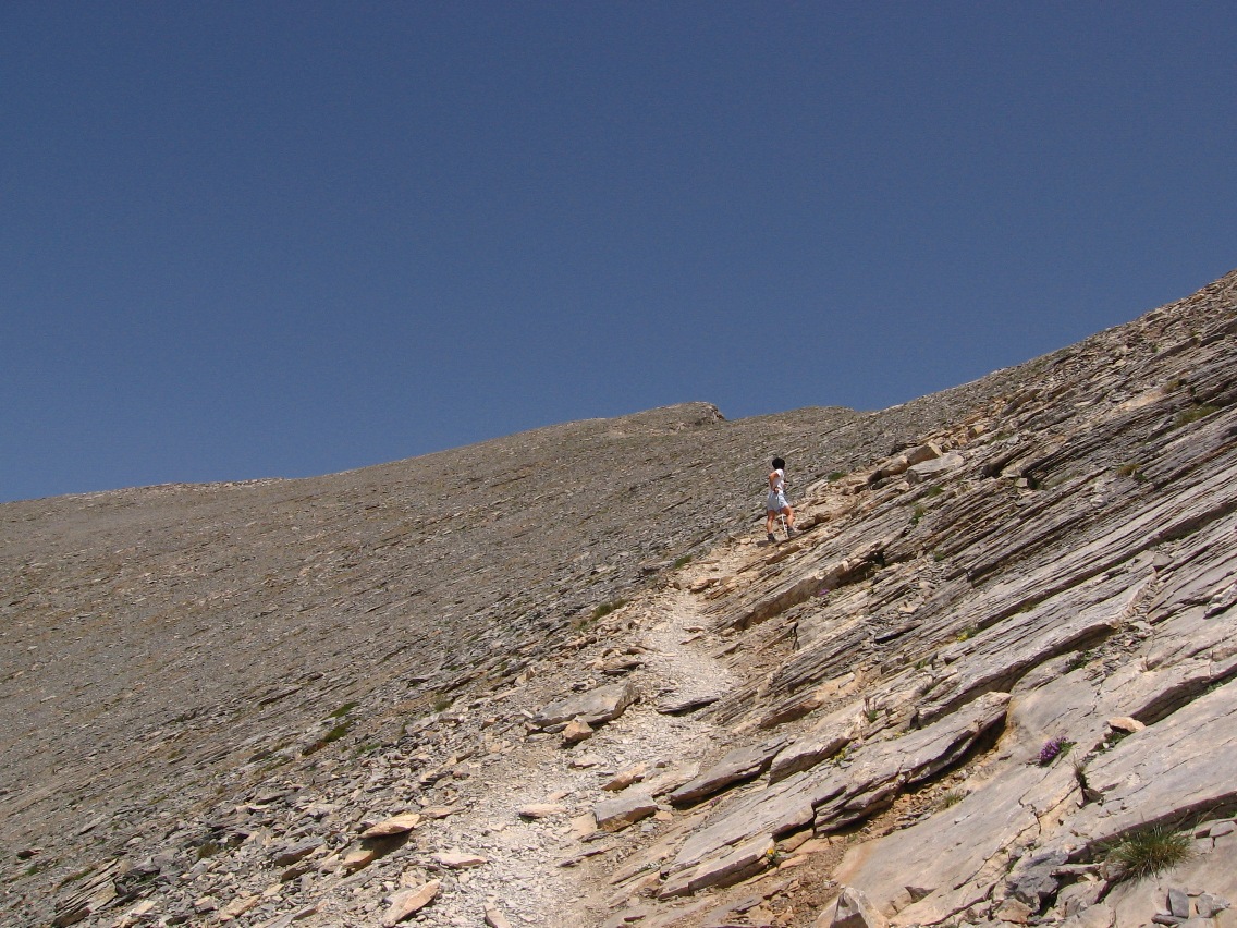 Climbing to Skolio - Mount Olympus Greece