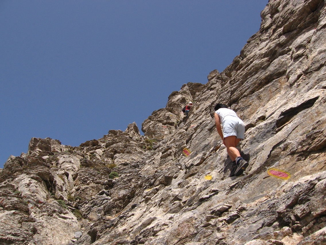 Climb last part of trail to summit of Mt. Olympus (Mytikas)- Greece 