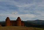 La Calahorra castle with Sierra Nevada