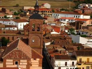 La Calahorra cathedral from castles hill