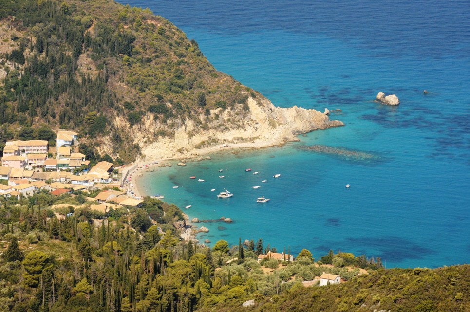 Aghios Nikitas is a small picturesque and friendly village of Lefkada Island, It has a nice beach with clear turquoise water, few taverns, cafes and mini markets along the main street - Greece 