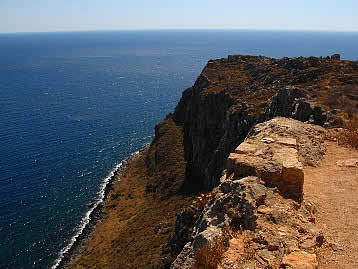 View from the top of Monemvasia - Greece