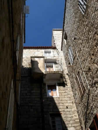 Sartene Corsica - town-stone-buildings