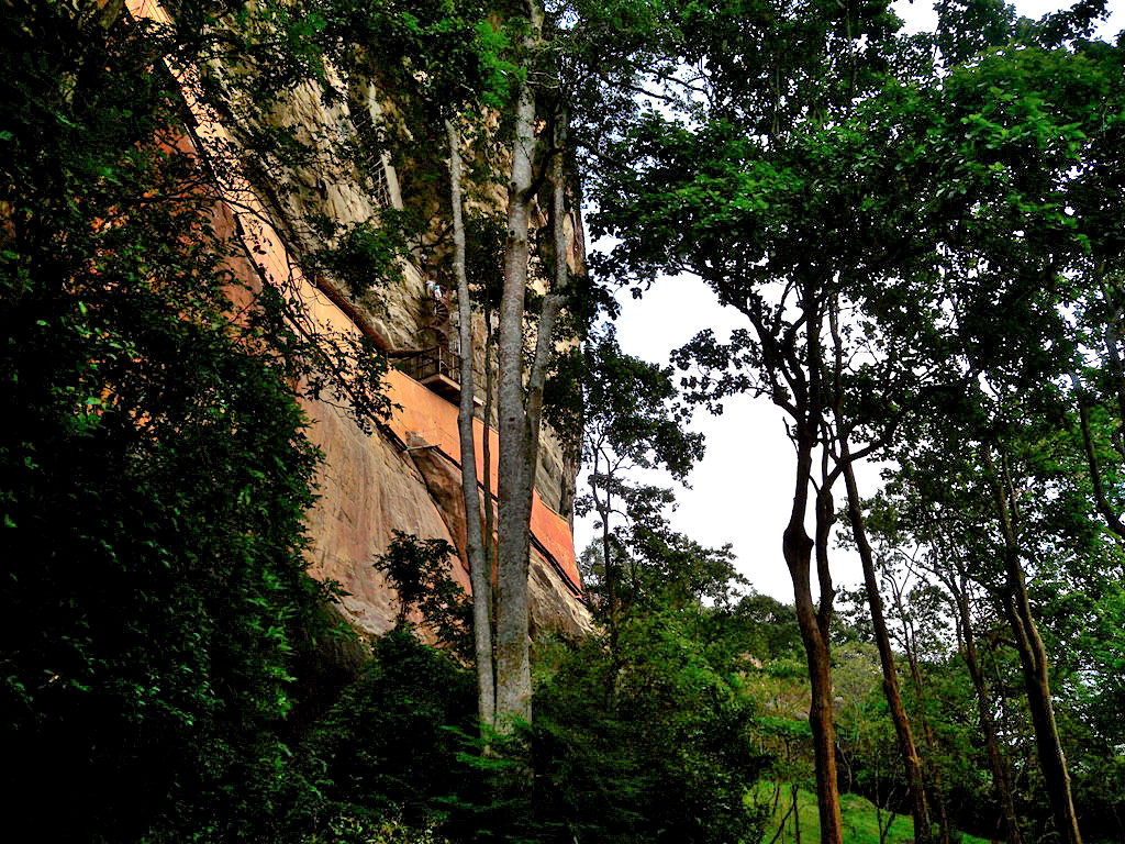 Ascent to Lion's rock - Sigiriya, Sri Lanka 
