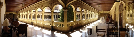 Inside of Parador de Leon, Spain