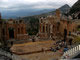 Ancient Theatre in Taormina with wiev to the sea