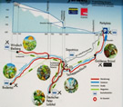 Map of Tscheppaschlucht gorge - walk map