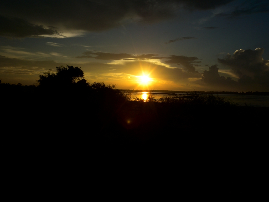 Sunrise in Yala national park - Sri Lanka 