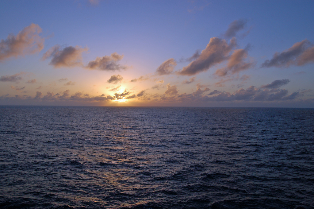 Sunset on Bahamas cruise
