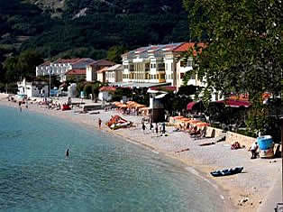 Holidays on the beach of Baska - Krk Island Croatia