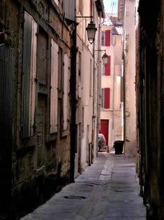 Tiny streets of Beaucaire  France