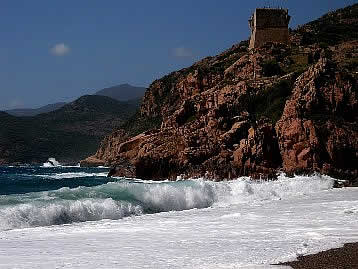 Porto tower above Marina Beach