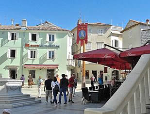 Stroll along the streets and squares of fortified town Krk - Krk Island, Croatia