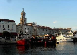 Harbour of the Krk town - Krk Island, Croatia