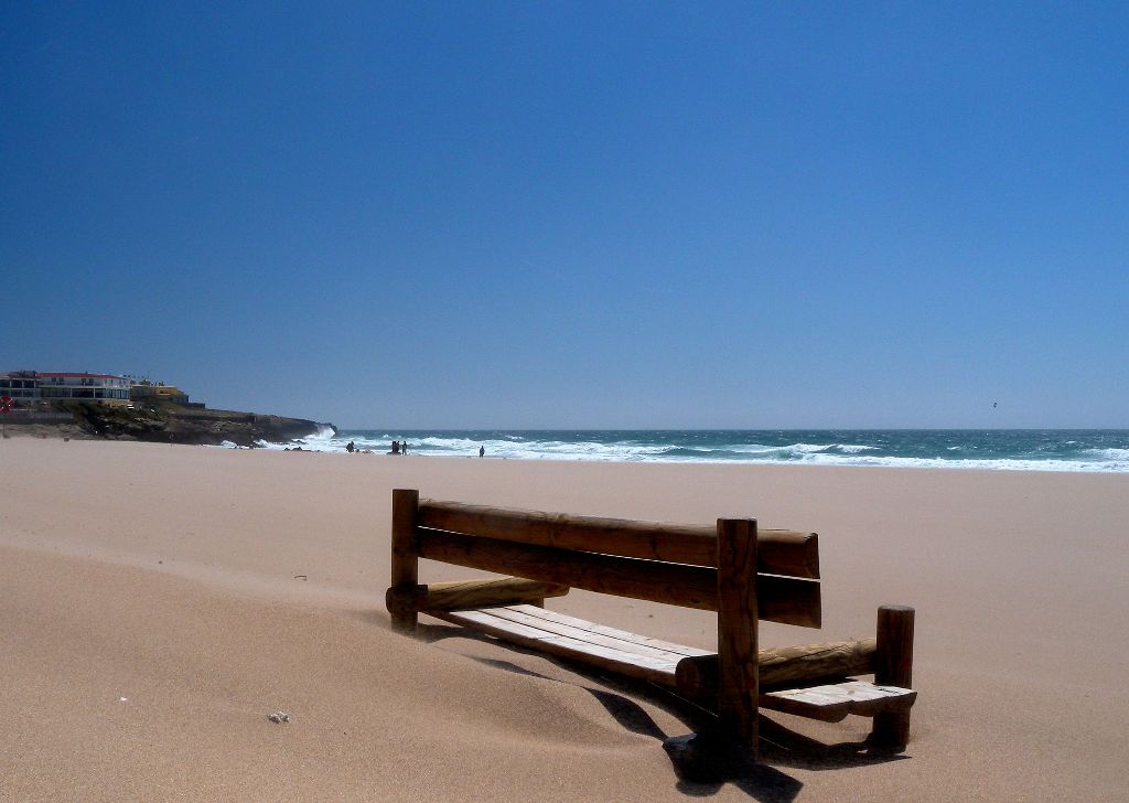 Praia do Guincho is truly a place not to be missed, the landscape is truly remarkable,the wind blowing sand everywhere, even on the road - Portugal