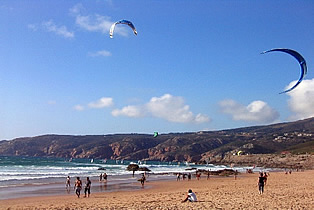 Kite surf on Praia do Guincho Lisbon Portugal