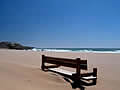 Praia do Guincho - the site of the world championships on the crest of the waves - Portugal
