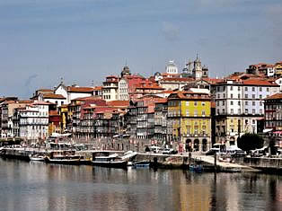 Ribeira district in Porto - Portugal