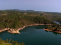Landscape of picturesque river Rio Zezere, Portugal
