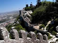 Moorish castle with wall - Sintra Portugal