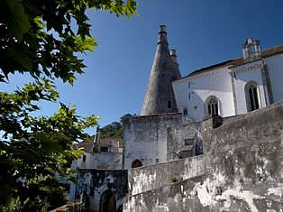 Sintra - Chimneys of Natioanal palace - Portugal